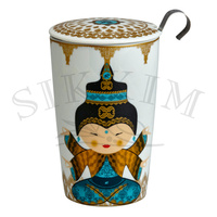 Kubek termiczny JM z zaparzaczem `Mały Shiva Ocean` 350ml